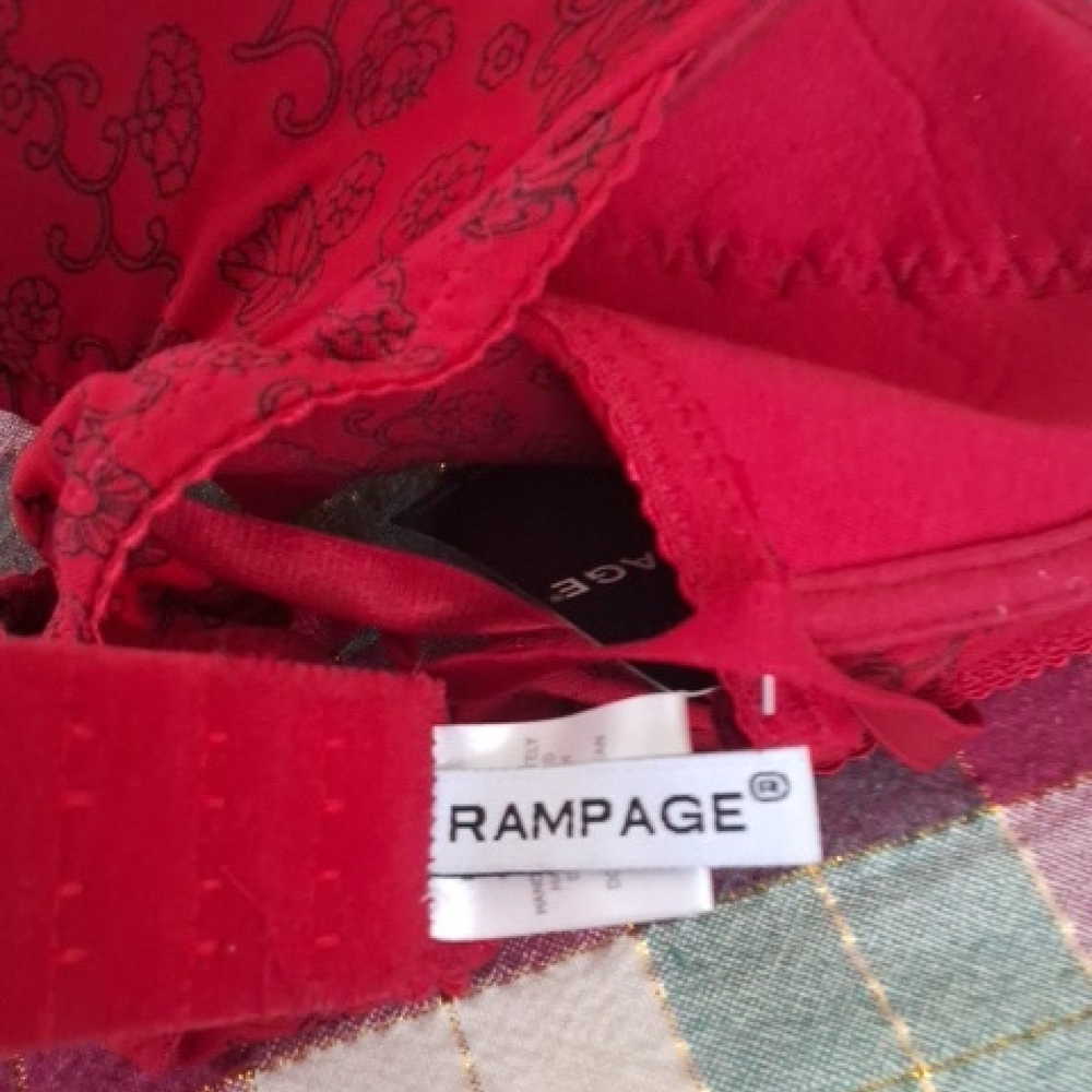 Rampage Red Floral Lace Bra - Picture 5 of 10